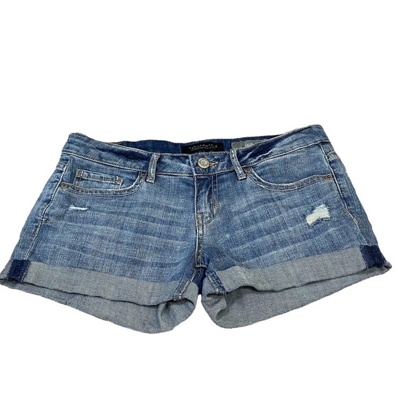 AEROPOSTALE - STYLE 19 B177 6K - THE MIDI - SIZE 4 - MEDIUM WASH - MIDRISE - B2 - Picture 1 of 9